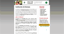 Desktop Screenshot of calefaccionbiomasa.com